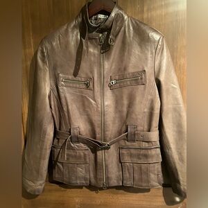 Italian Moto Jacket - Vera Pelle - Genuine Leather